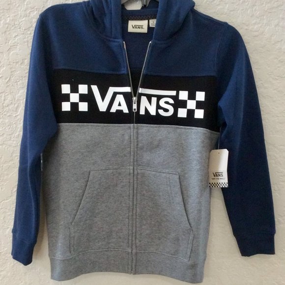 Vans Other - NWT Van's Zippered Sweatshirt with Hood